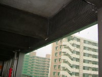 劣化建材落下防止ネット工事写真3