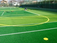 テニス+フットサル兼用コート工事写真1