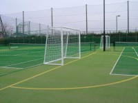 テニス+フットサル兼用コート工事写真6